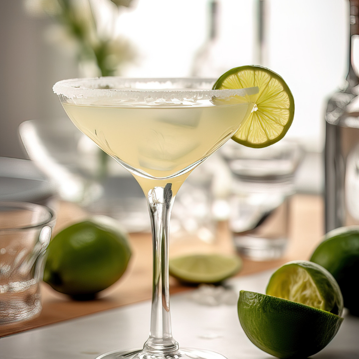 A margarita glass 